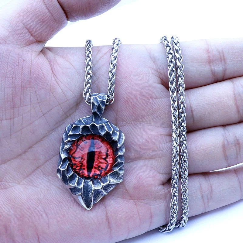 Gothic Red Stone Necklace