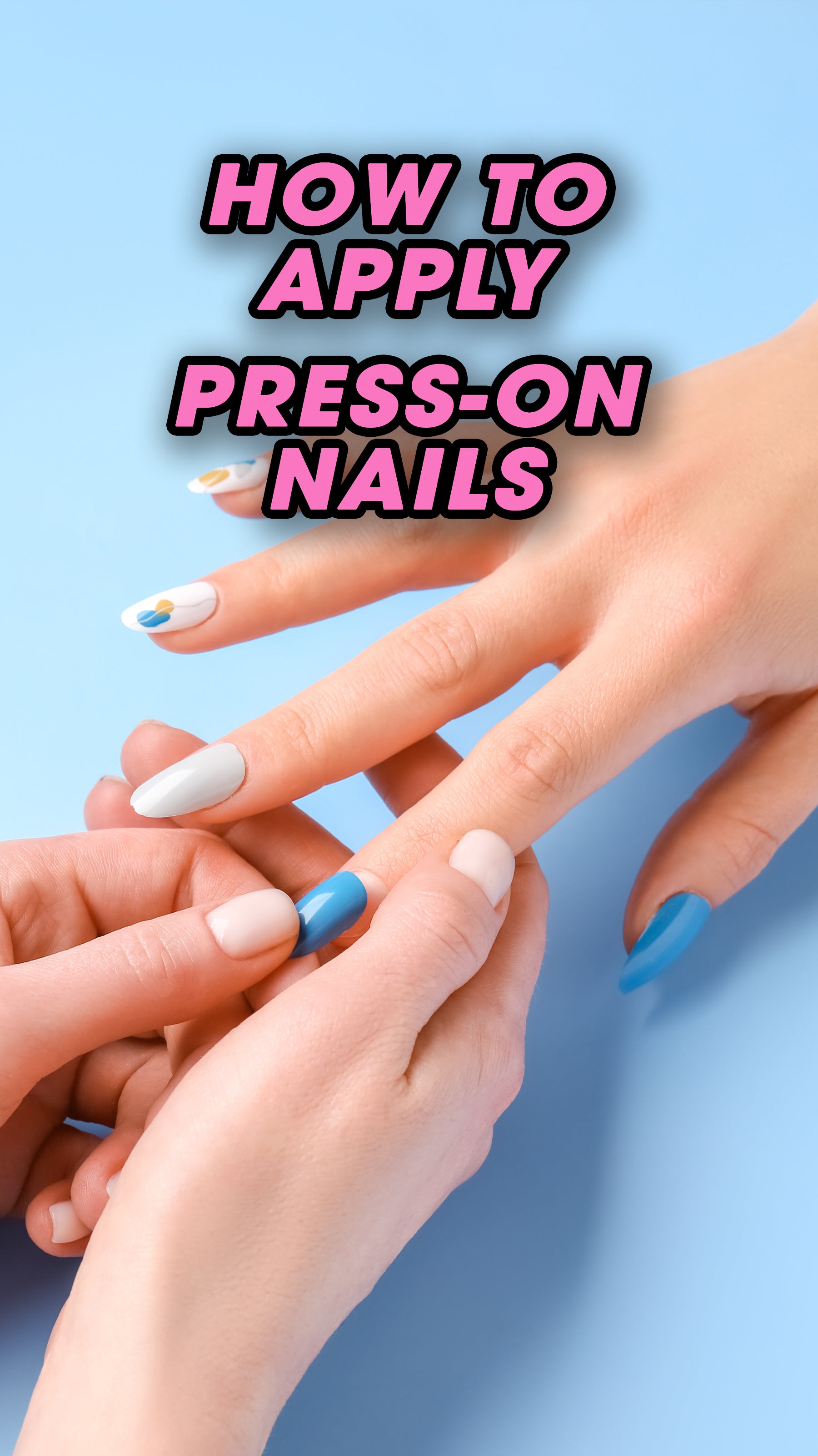 how to apply press on nails darknailz