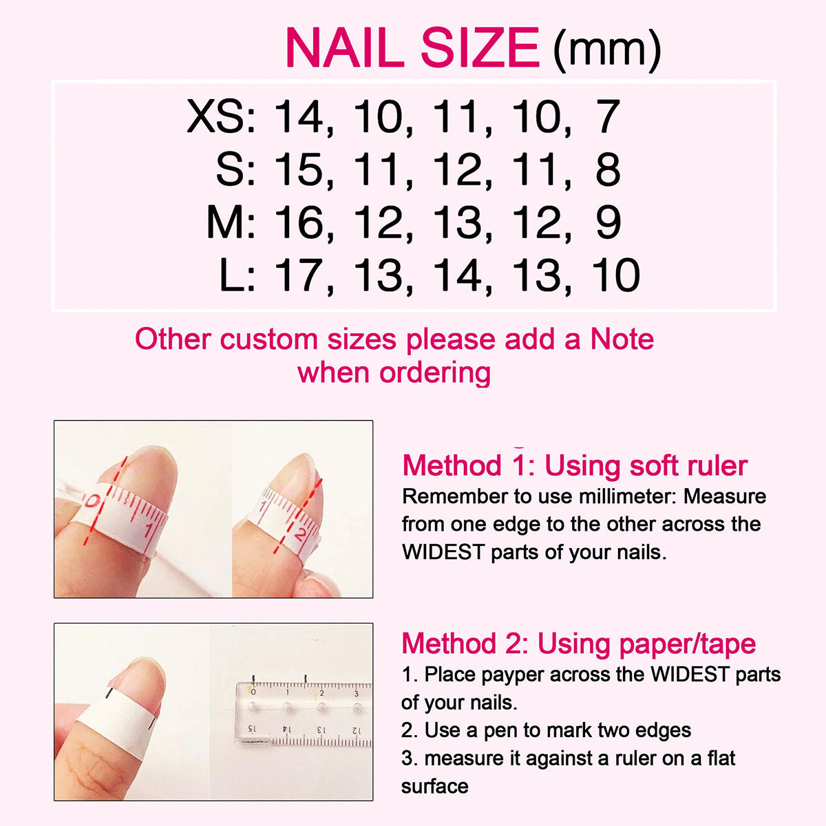 Strawberries Press On Nails, Cute Floral Pink Strawberry Nails