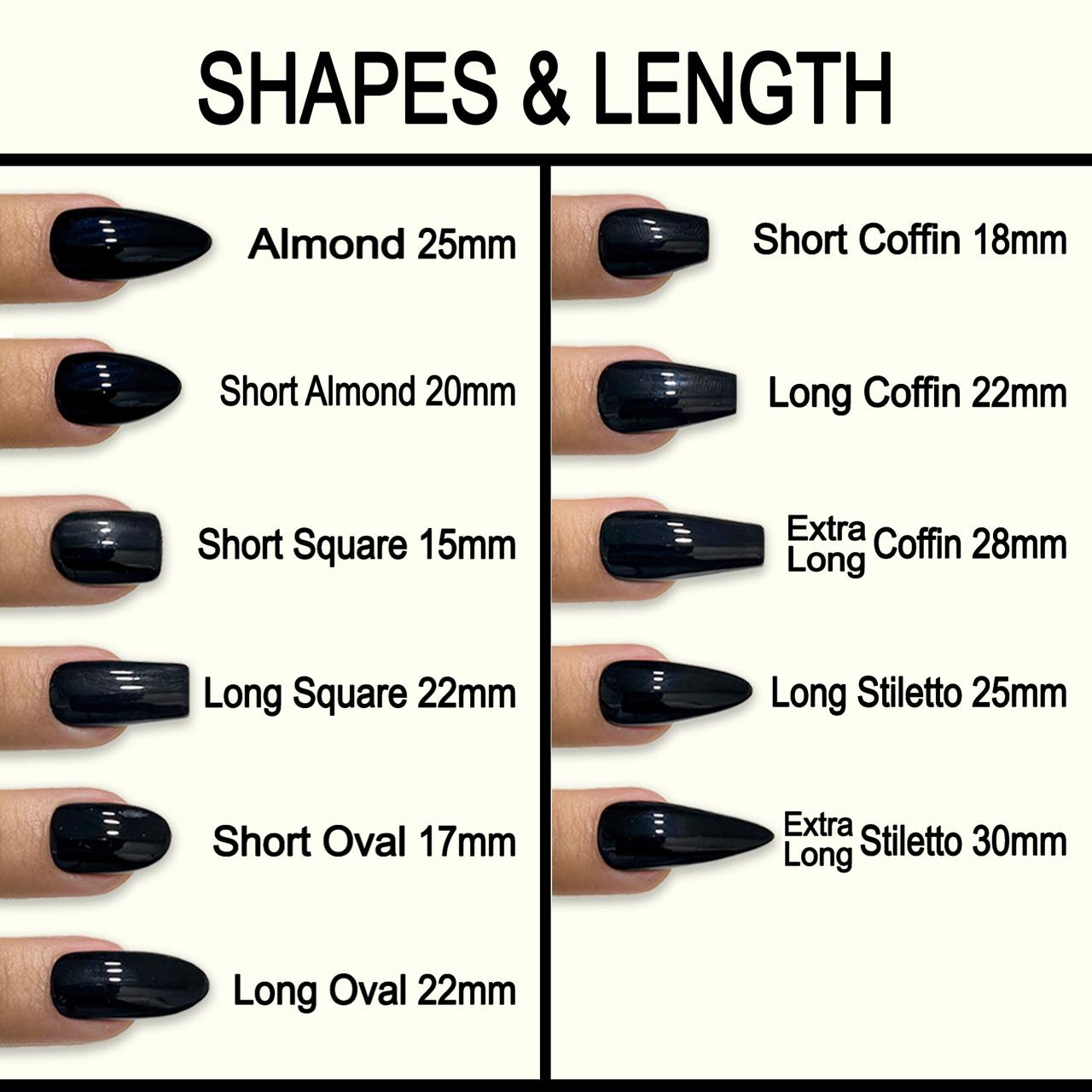 Black White Press On Nails, Gothic Punk Rock Red Heart Nails, Goth Y2K Press On Nails