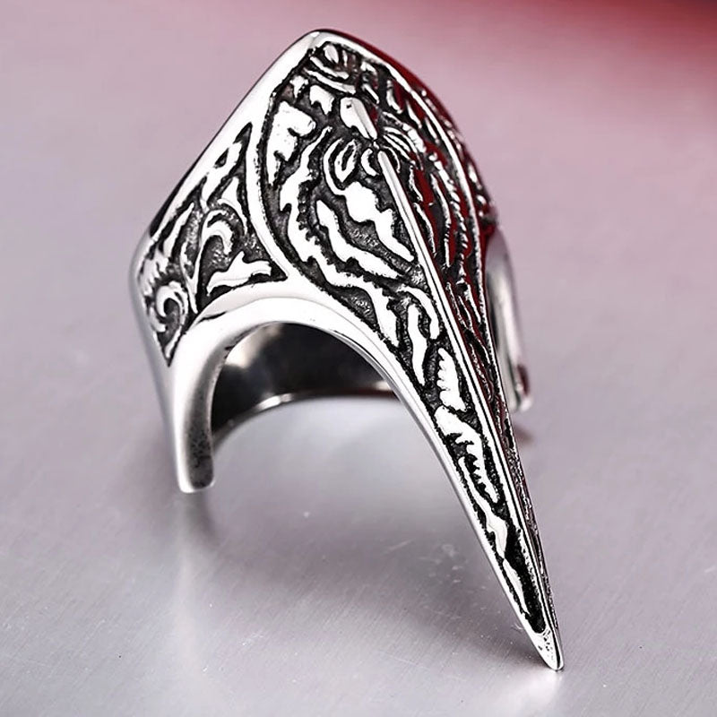 Free Size Dark Stanless Steel Ring