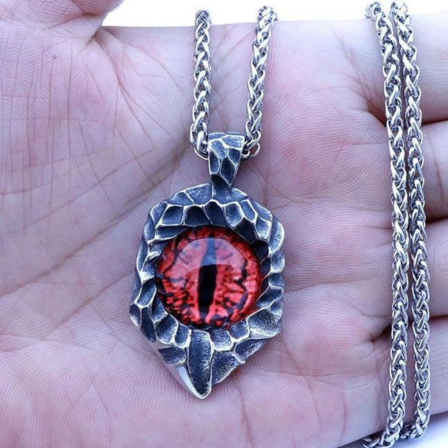 Gothic Red Stone Necklace